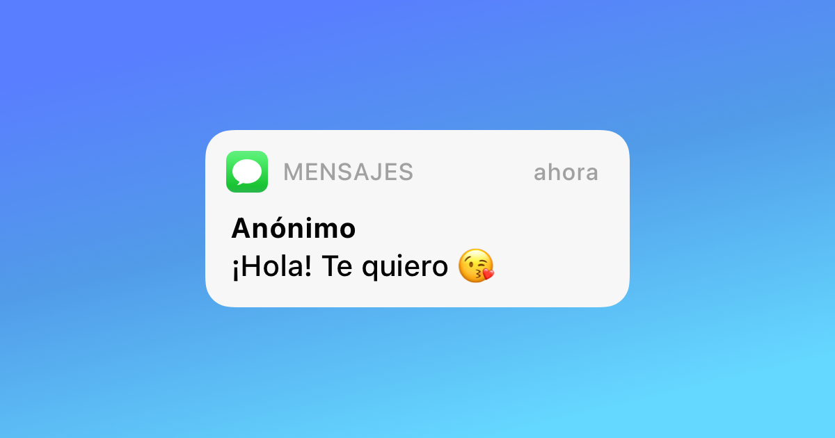 como enviar sms anonimo